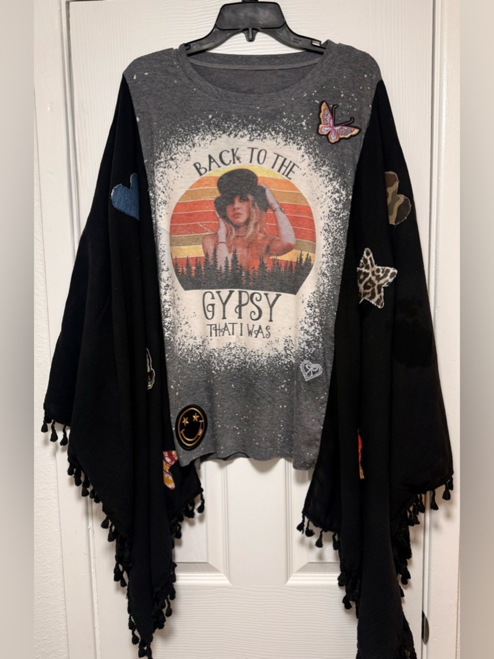 Upcycled and Handmade Stevie Nicks Kimono